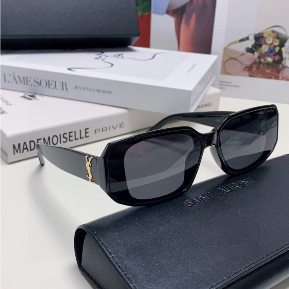 Saint Laurent Black Sunglasses - Picture 8 of 8